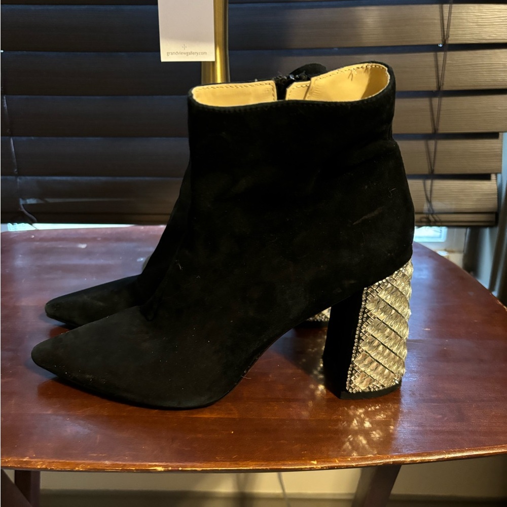 Women’s Blk Bling Booties